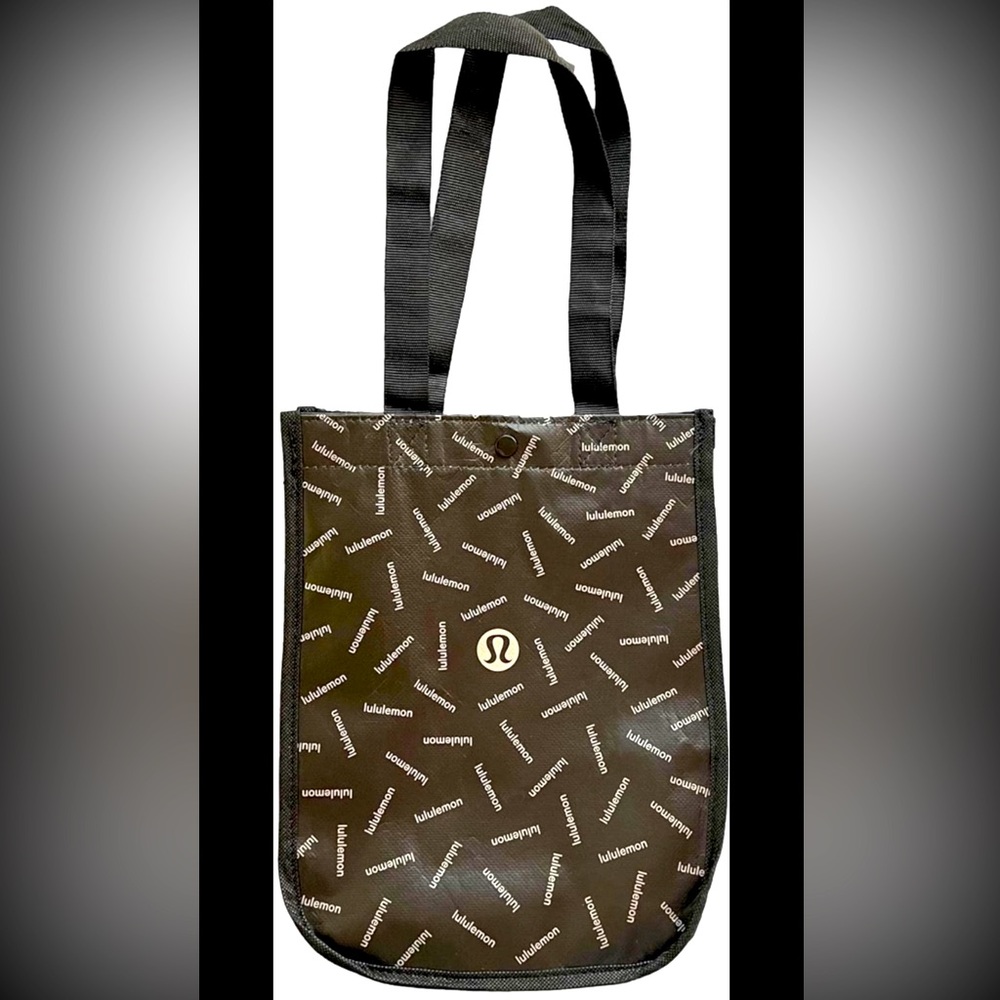 Lululemon New Shopping Lunch Gym Tote Bag Run Yoga Gym Swim Beach Skate Black